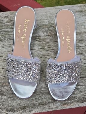 Kate Spade Polished Glitter Sandals